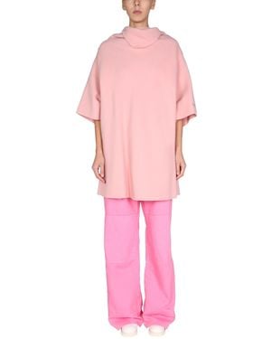 Raf Simons Ataraxia Wool Blend Dress - Pink