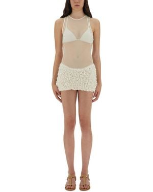 Selia Richwood Mini "Poncik" Dress - Natural