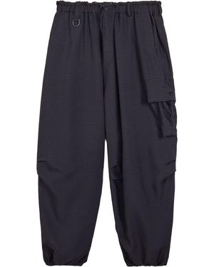 Y-3 Cargo Trousers With Pocket - Blue