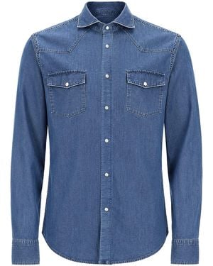 Brian Dales Camicia - Blue