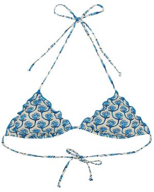 MC2 Saint Barth Sagittarius Bikini Top - Blue