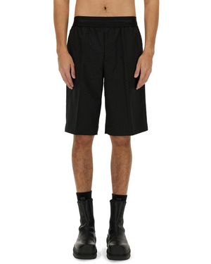 Helmut Lang Tailored Short Car Trousers For - Black