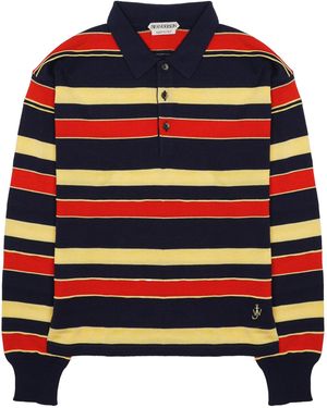 JW Anderson Maglia Polo Con Logo - Blue