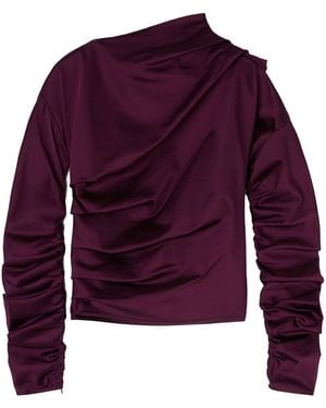 Ganni Arriculated Top - Purple