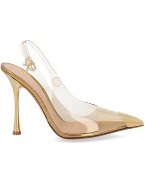 Gianvito Rossi Slingback Court Shoes - Natural