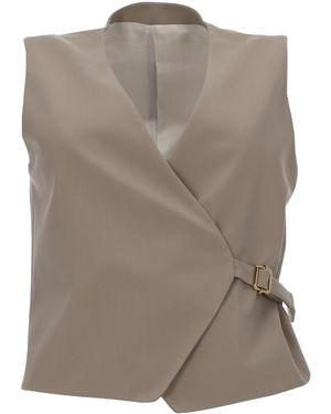 PT Torino Gilet "Angela" - Brown