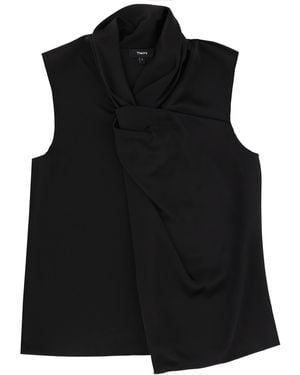 Theory Draped Top - Black