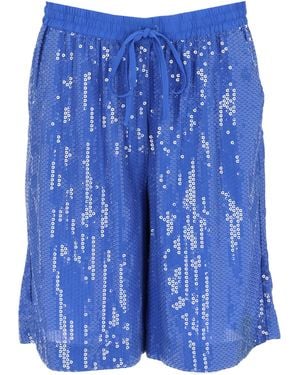 P.A.R.O.S.H. P. A.R. O.S. H. Short Con Paillettes - Blue