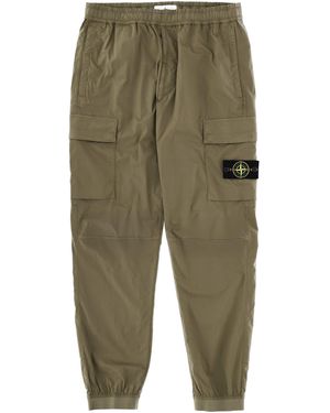 Stone Island Trousers "Parachute" - Green