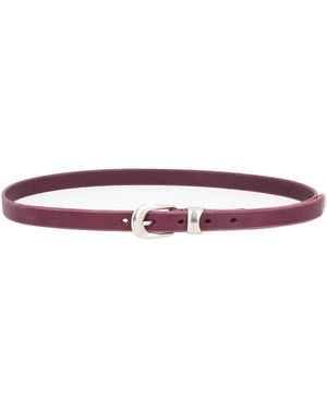 Our Legacy Leather Belt - Red