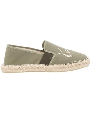 KENZO Espadrilla Con Logo Ricamato - Multicolour