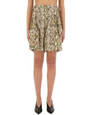 Isabel Marant Felize" Shorts - Natural
