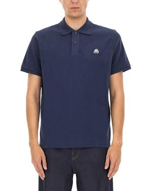 Moose Knuckles Polo "Everett" - Blue