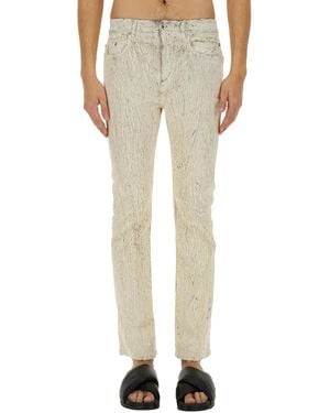 Rick Owens I-Headon Utility" Trousers - Natural