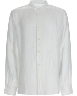 120% Lino Camicia - White