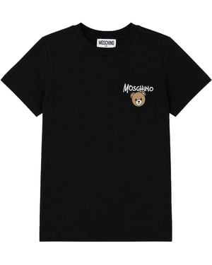 Moschino T-Shirt Con Stampa Teddy Bear - Black