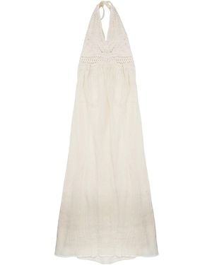 120% Lino Abito - White