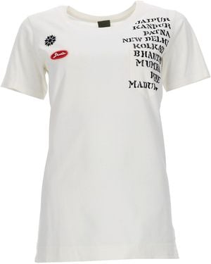 MR & MRS T-Shirt Con Stampa - White