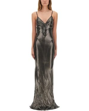 Rick Owens Metallic Long Dress - Multicolour