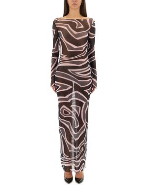 PUCCI Labyrinth Print Dress - Multicolour