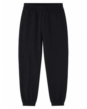 Emporio Armani Pantalone Jersey Jogger Con Coulisse E Tasche - Blue