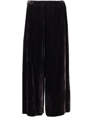 P.A.R.O.S.H. P. A.R. O.S. H. Elegant Silk Blend Pants For - Black