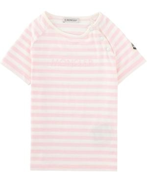 Moncler T-Shirt Maniche Corte - Pink