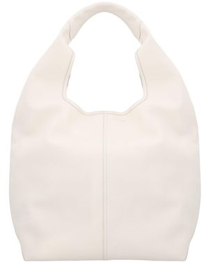 Ami Paris Leather "Etienne" Tote - Natural