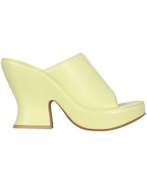 Bottega Veneta Wedge Sandal - Yellow