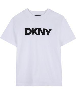 DKNY T-Shirt Con Stampa Logo - White