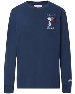 MC2 Saint Barth "Snoopy" T-Shirt - Blue
