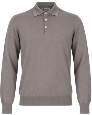 Brunello Cucinelli Polo - Gray