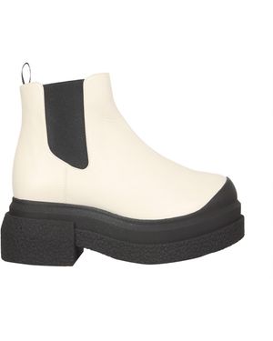 Stuart Weitzman Charli Boots - White