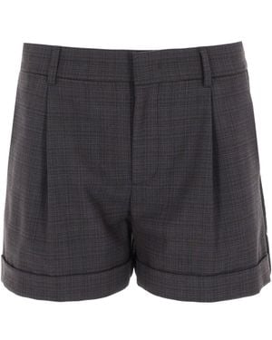 Moschino Chic Logo Detail Shorts - Gray