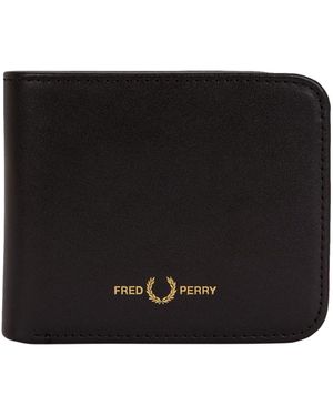 Fred Perry Leather Wallet - Black