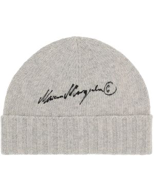 MM6 by Maison Margiela Berretto Con Logo - Grey