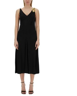 Lanvin Chic Midi Dress - Black