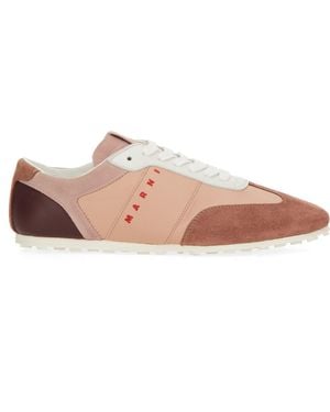 Marni Colour Block Trainers - Pink