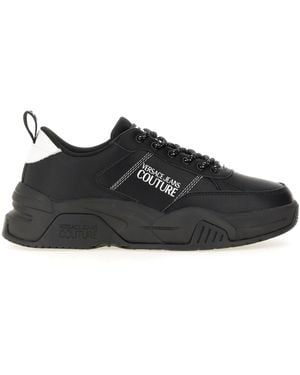 Versace Jeans Couture Sneaker Con Logo - Nero