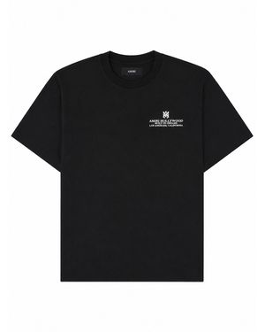 Amiri T-Shirt "Built On Dreams" - Black