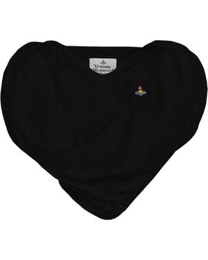 Vivienne Westwood Solid Round Neck Top - Black