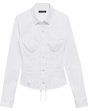 Balenciaga Corset Shirt Cotton - White