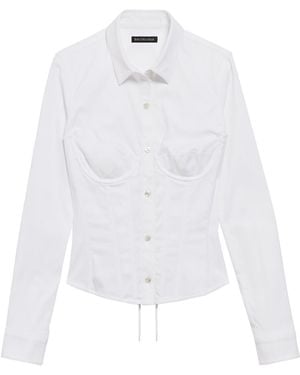 Balenciaga Corset Shirt - White