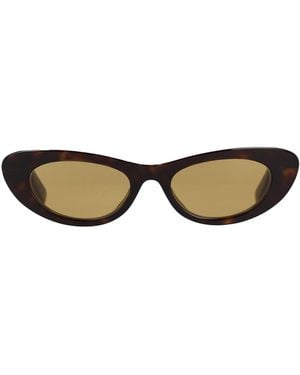 Bottega Veneta "Snap Cat-Eye" Sunglasses - Multicolour