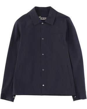 Herno Essence Shacket - Blue