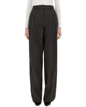 Thelatest Poplin Trousers - Black
