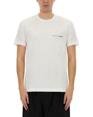 Comme des Garçons T-Shirt Con Logo - Bianco