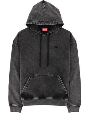 DIESEL Felpa Con Logo - Black