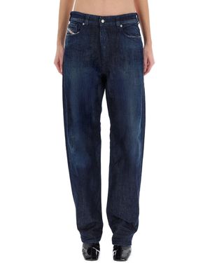 DIESEL Regular Mid Rise Jeans - Blue