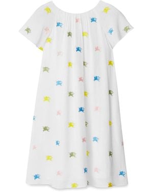Burberry Chic Mini Dress For Girls - White